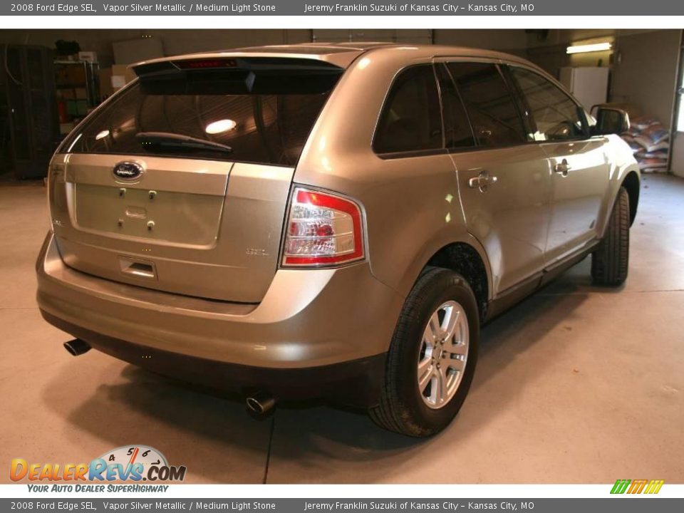 2008 Ford Edge SEL Vapor Silver Metallic / Medium Light Stone Photo #7