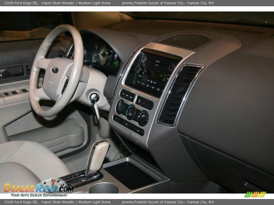 2008 Ford Edge SEL Vapor Silver Metallic / Medium Light Stone Photo #8