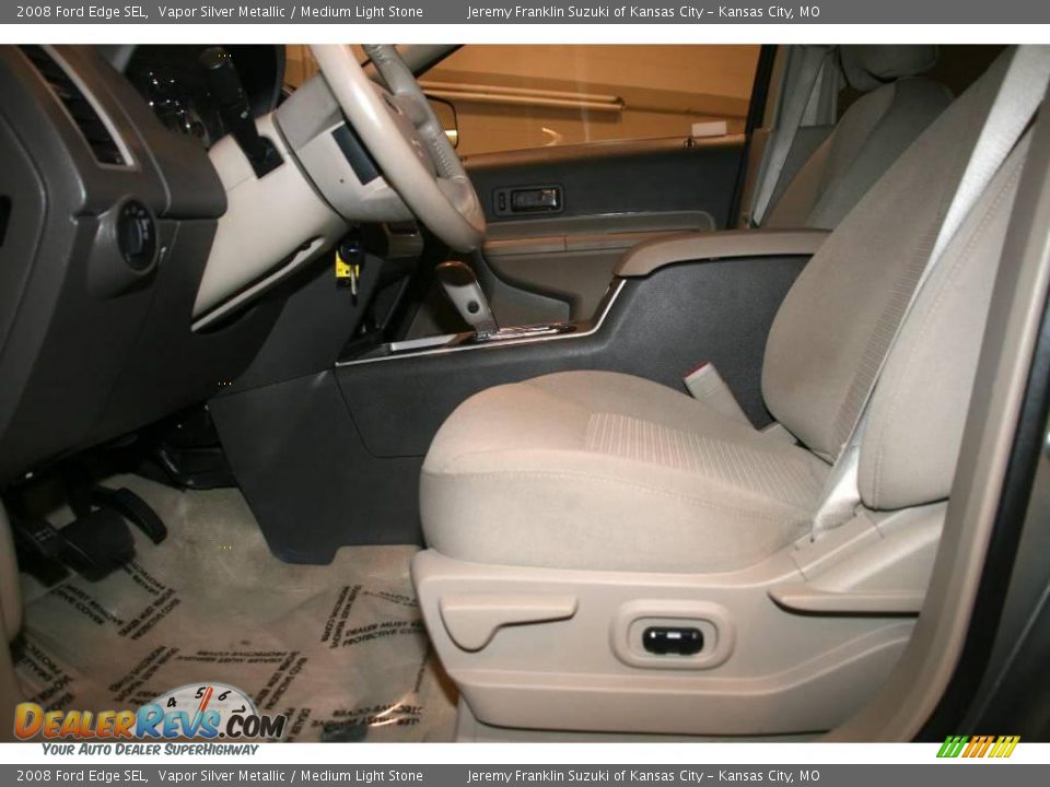 2008 Ford Edge SEL Vapor Silver Metallic / Medium Light Stone Photo #9