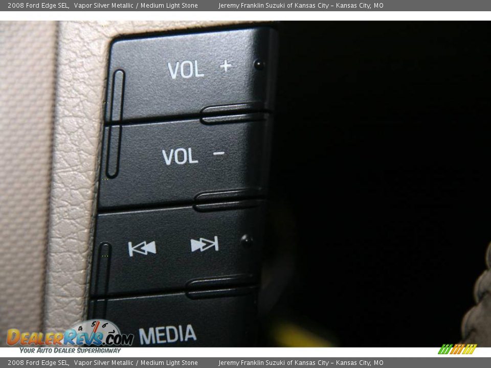 2008 Ford Edge SEL Vapor Silver Metallic / Medium Light Stone Photo #11