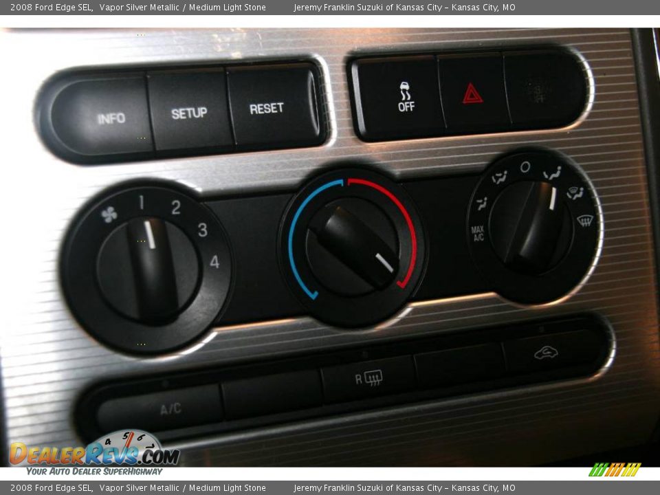 2008 Ford Edge SEL Vapor Silver Metallic / Medium Light Stone Photo #14