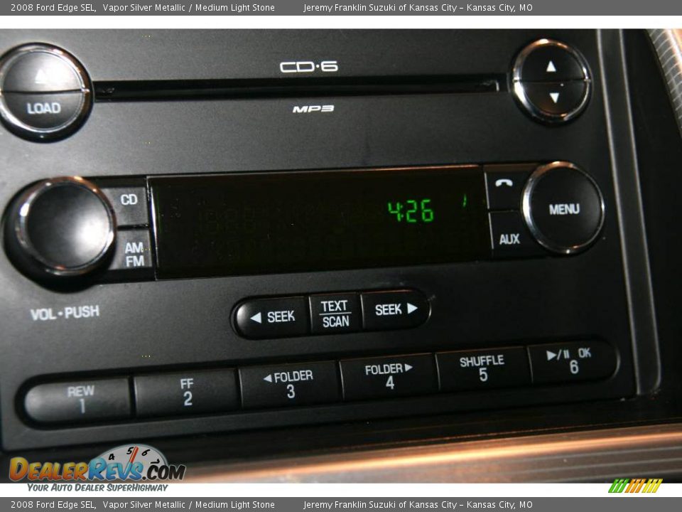 2008 Ford Edge SEL Vapor Silver Metallic / Medium Light Stone Photo #15