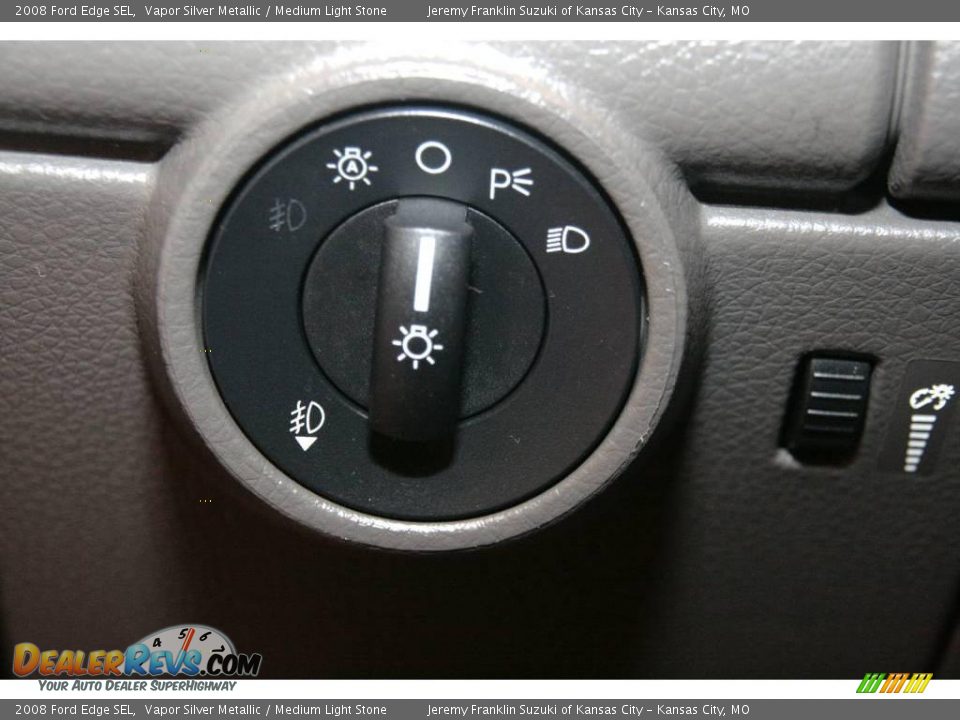 2008 Ford Edge SEL Vapor Silver Metallic / Medium Light Stone Photo #17