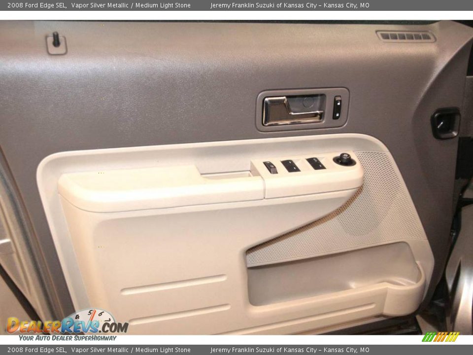 2008 Ford Edge SEL Vapor Silver Metallic / Medium Light Stone Photo #19