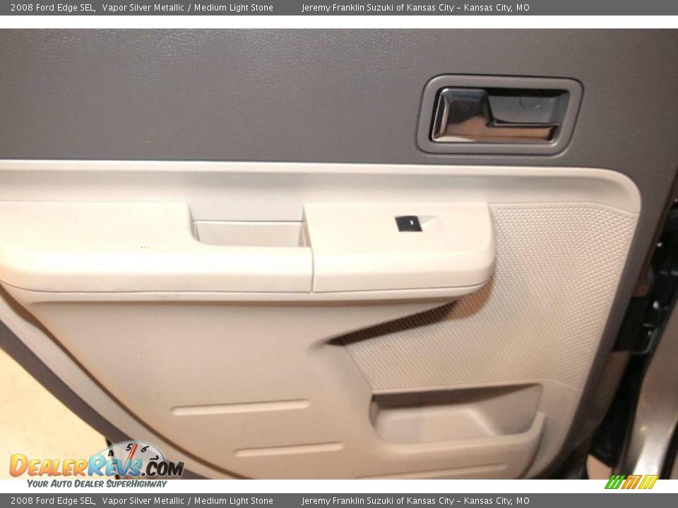 2008 Ford Edge SEL Vapor Silver Metallic / Medium Light Stone Photo #21