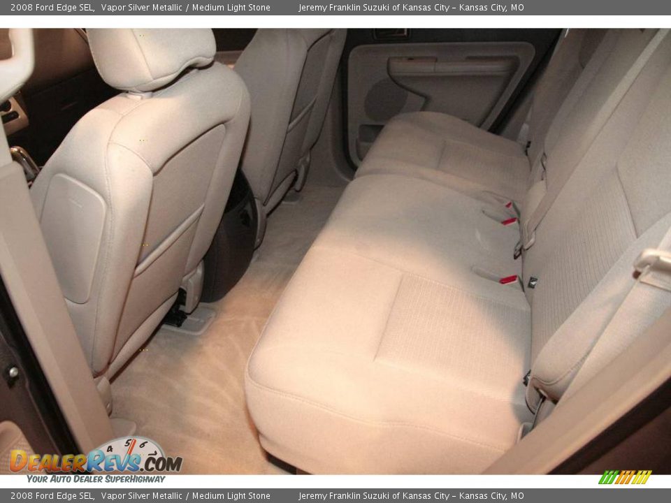 2008 Ford Edge SEL Vapor Silver Metallic / Medium Light Stone Photo #22