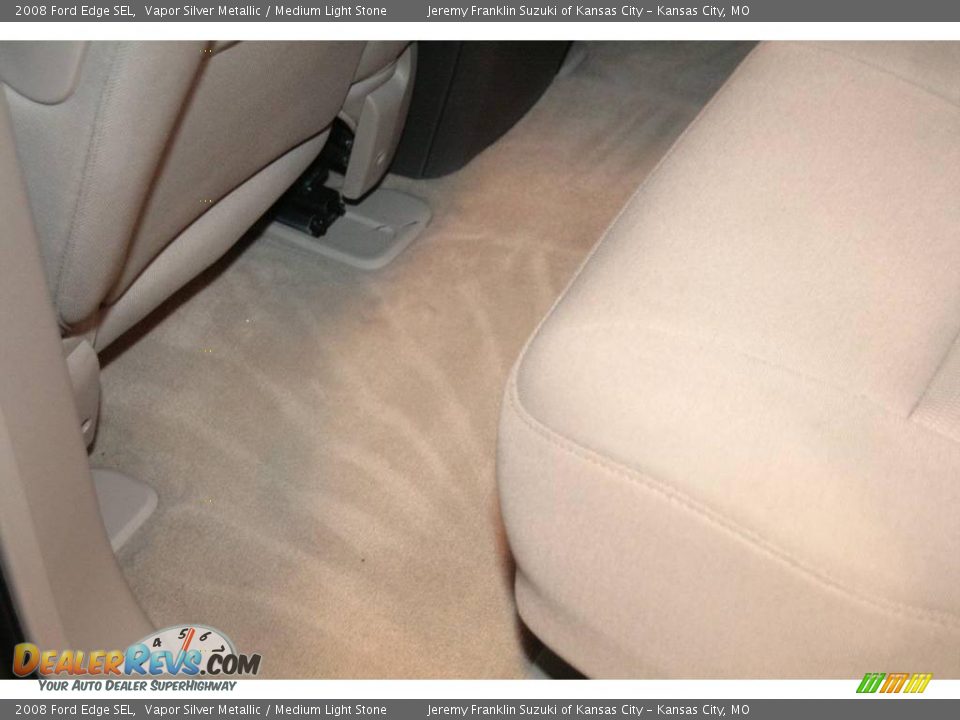 2008 Ford Edge SEL Vapor Silver Metallic / Medium Light Stone Photo #23