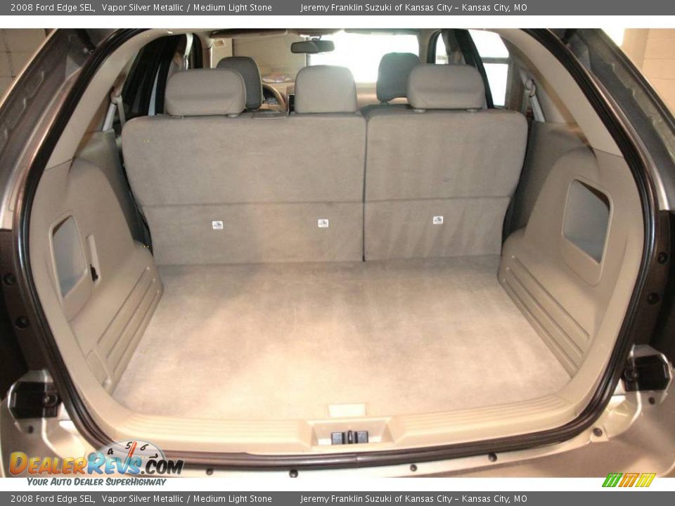 2008 Ford Edge SEL Vapor Silver Metallic / Medium Light Stone Photo #24