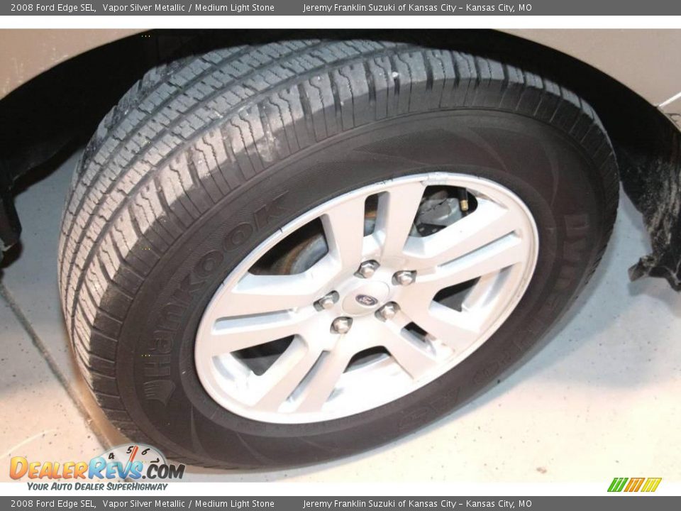 2008 Ford Edge SEL Vapor Silver Metallic / Medium Light Stone Photo #29