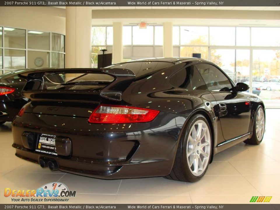2007 Porsche 911 GT3 Basalt Black Metallic / Black w/Alcantara Photo #5