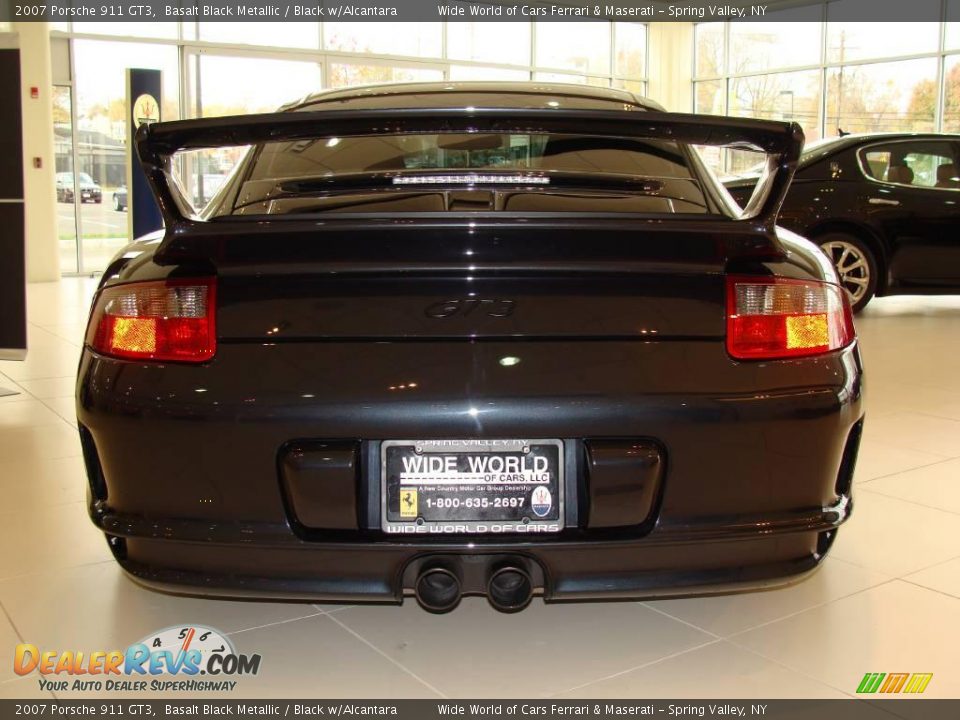 2007 Porsche 911 GT3 Basalt Black Metallic / Black w/Alcantara Photo #6