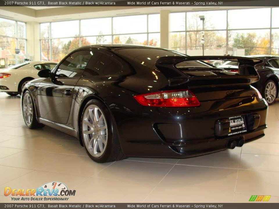 2007 Porsche 911 GT3 Basalt Black Metallic / Black w/Alcantara Photo #7