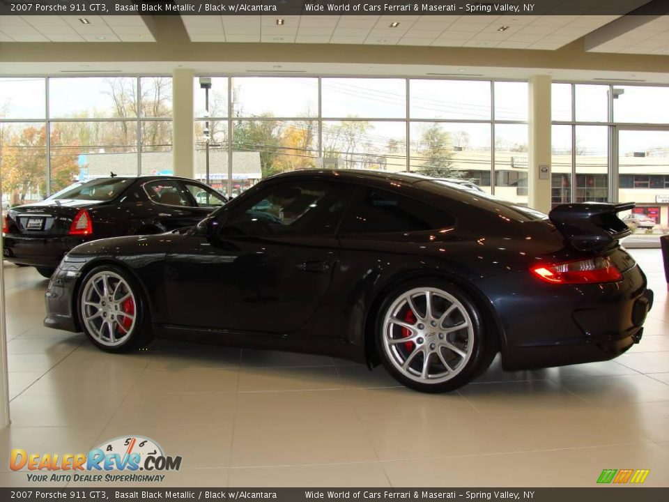 2007 Porsche 911 GT3 Basalt Black Metallic / Black w/Alcantara Photo #8