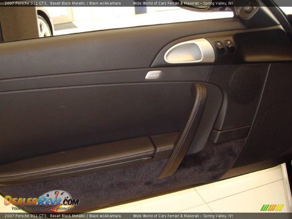 2007 Porsche 911 GT3 Basalt Black Metallic / Black w/Alcantara Photo #11