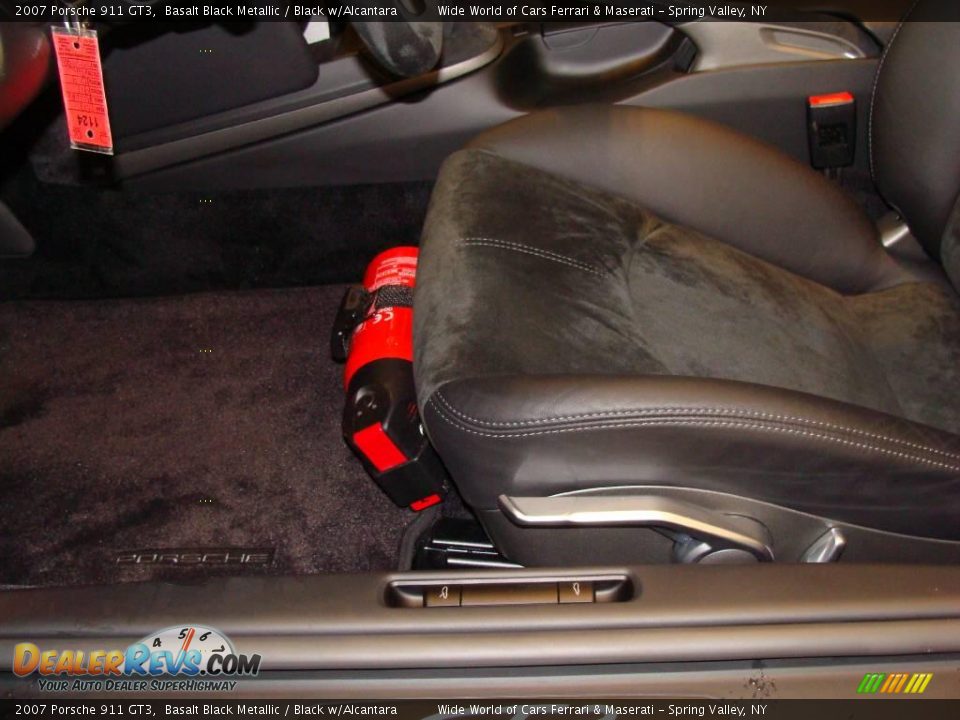 2007 Porsche 911 GT3 Basalt Black Metallic / Black w/Alcantara Photo #17