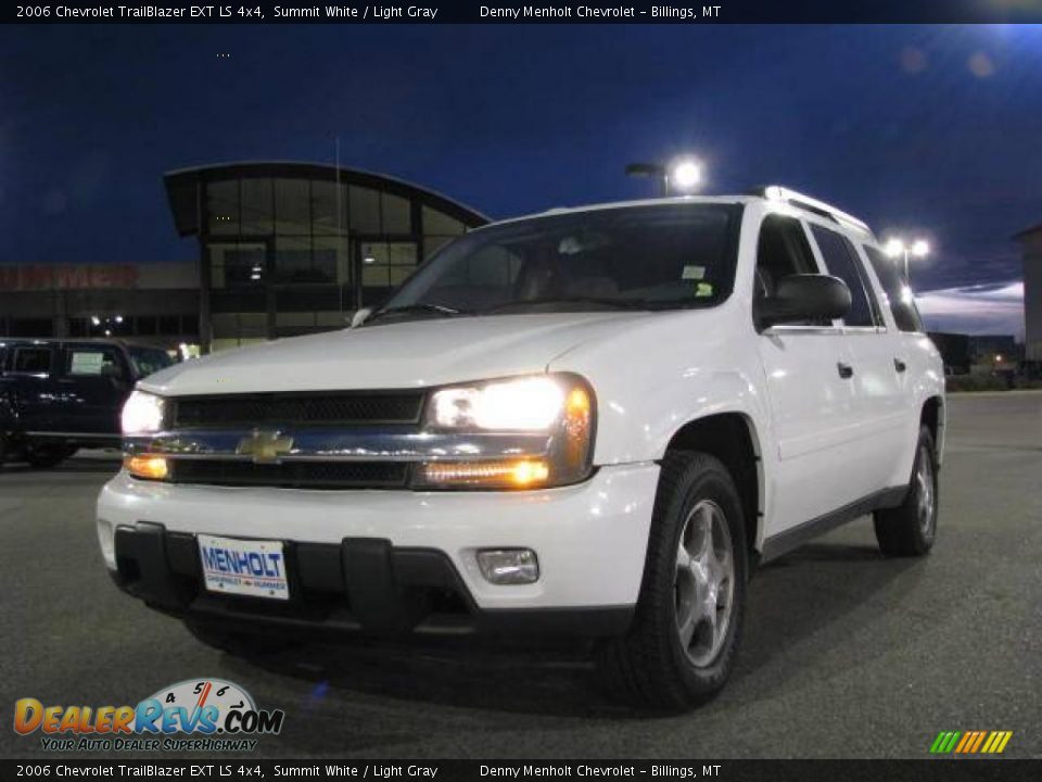 2006 Chevrolet TrailBlazer EXT LS 4x4 Summit White / Light Gray Photo #2