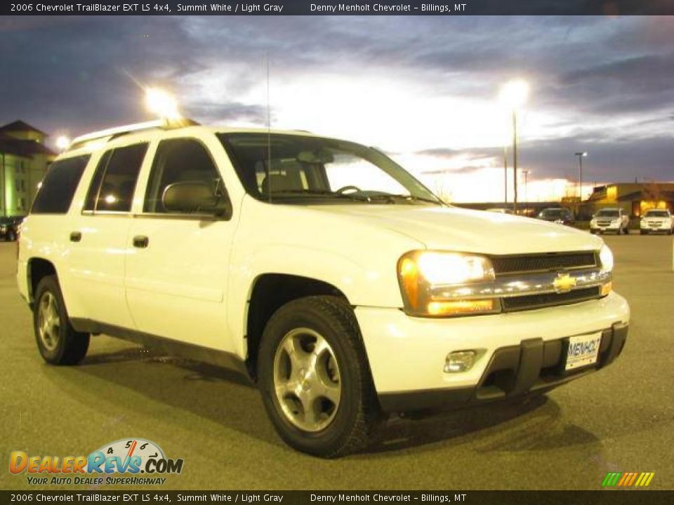 2006 Chevrolet TrailBlazer EXT LS 4x4 Summit White / Light Gray Photo #3