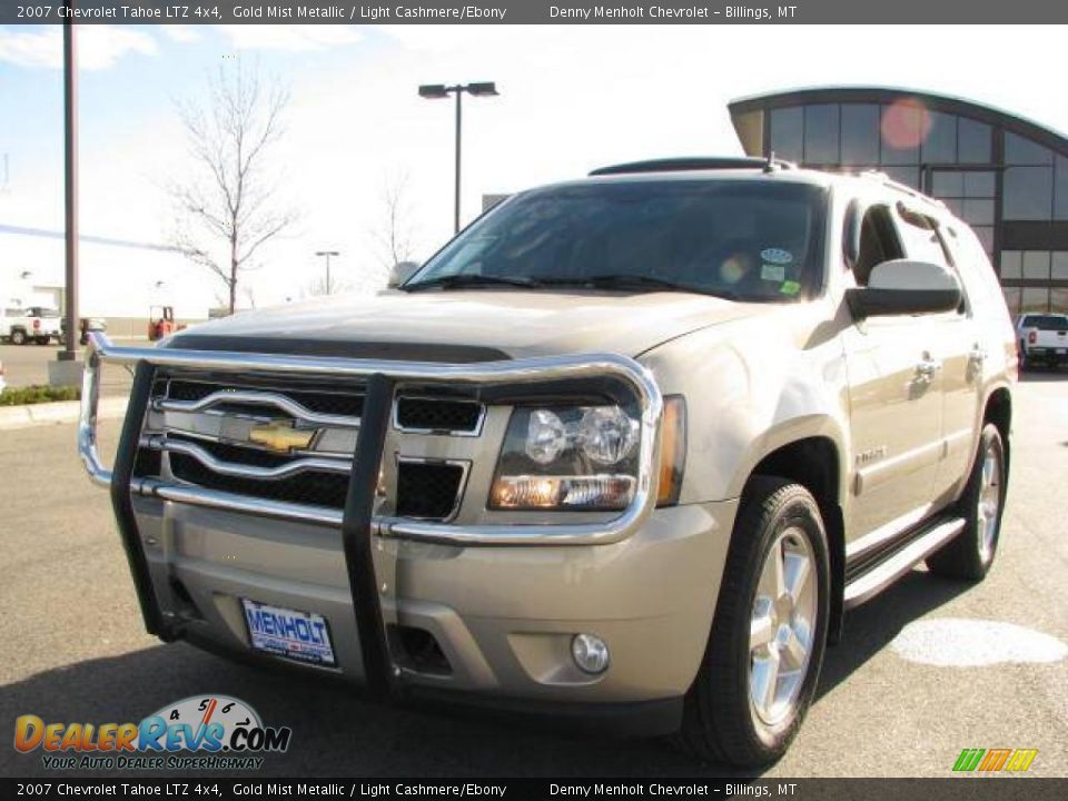 2007 Chevrolet Tahoe LTZ 4x4 Gold Mist Metallic / Light Cashmere/Ebony Photo #2