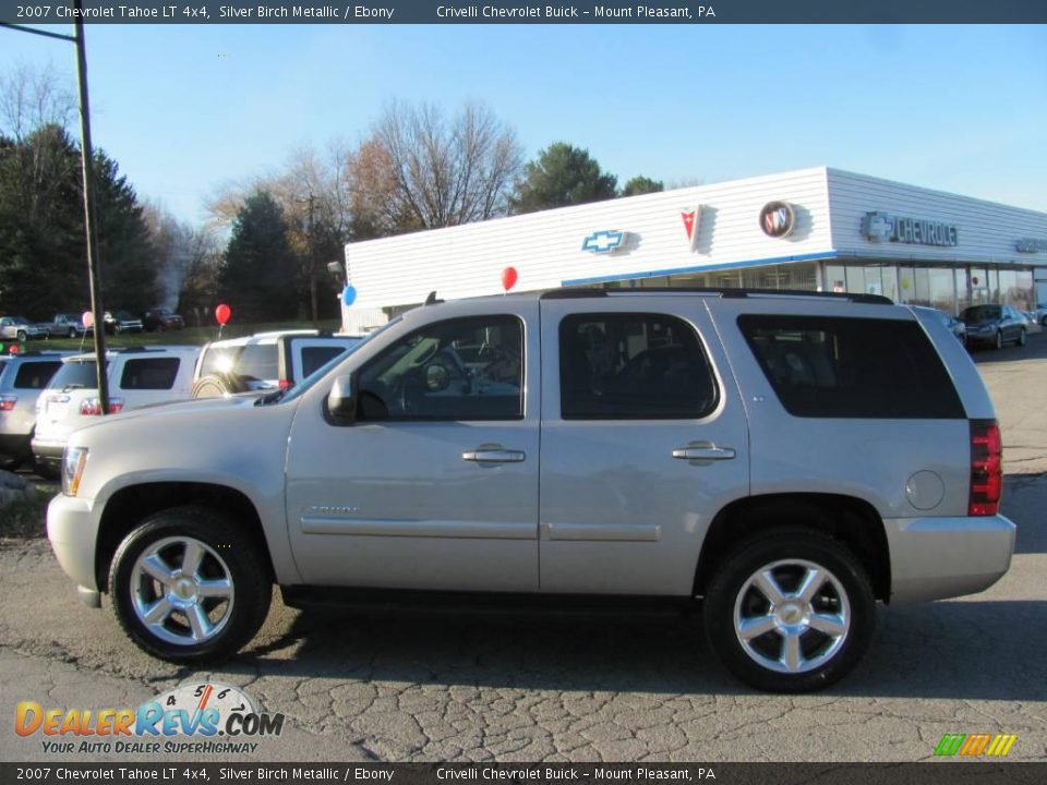 2007 Chevrolet Tahoe LT 4x4 Silver Birch Metallic / Ebony Photo #2