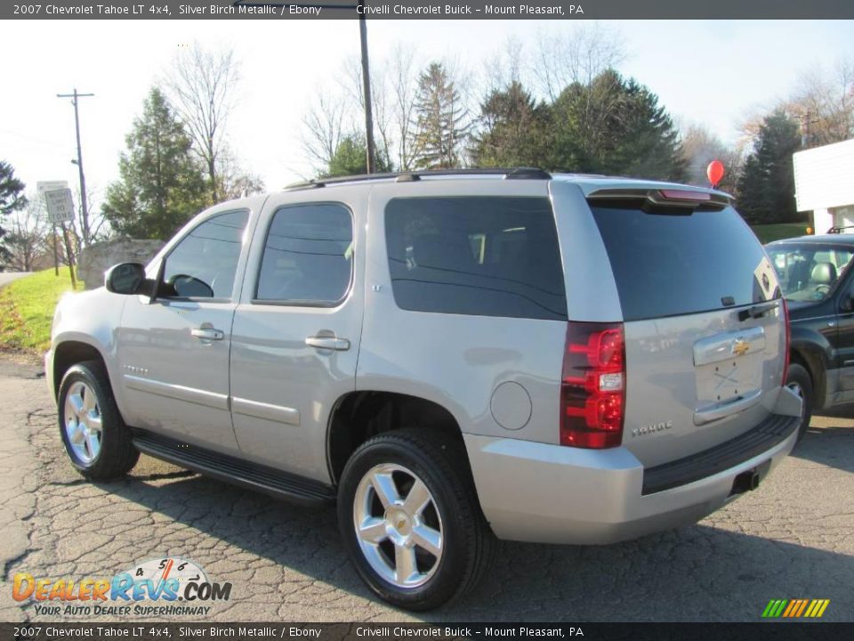 2007 Chevrolet Tahoe LT 4x4 Silver Birch Metallic / Ebony Photo #3