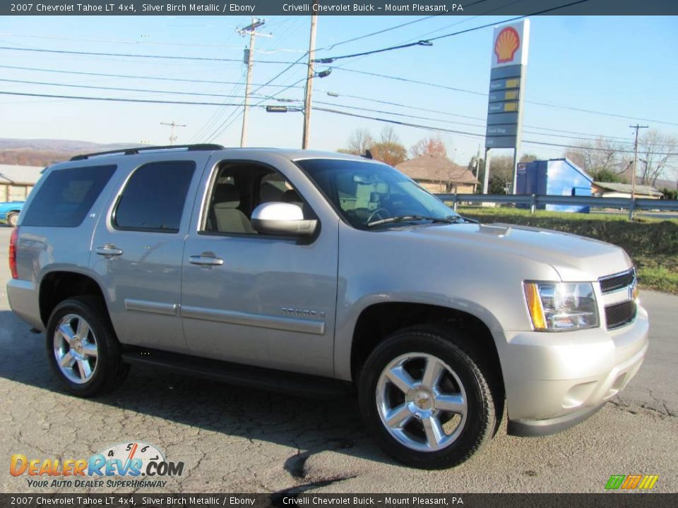 2007 Chevrolet Tahoe LT 4x4 Silver Birch Metallic / Ebony Photo #7