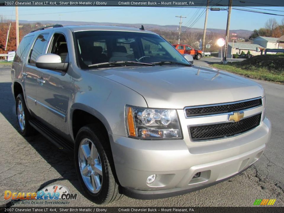 2007 Chevrolet Tahoe LT 4x4 Silver Birch Metallic / Ebony Photo #8