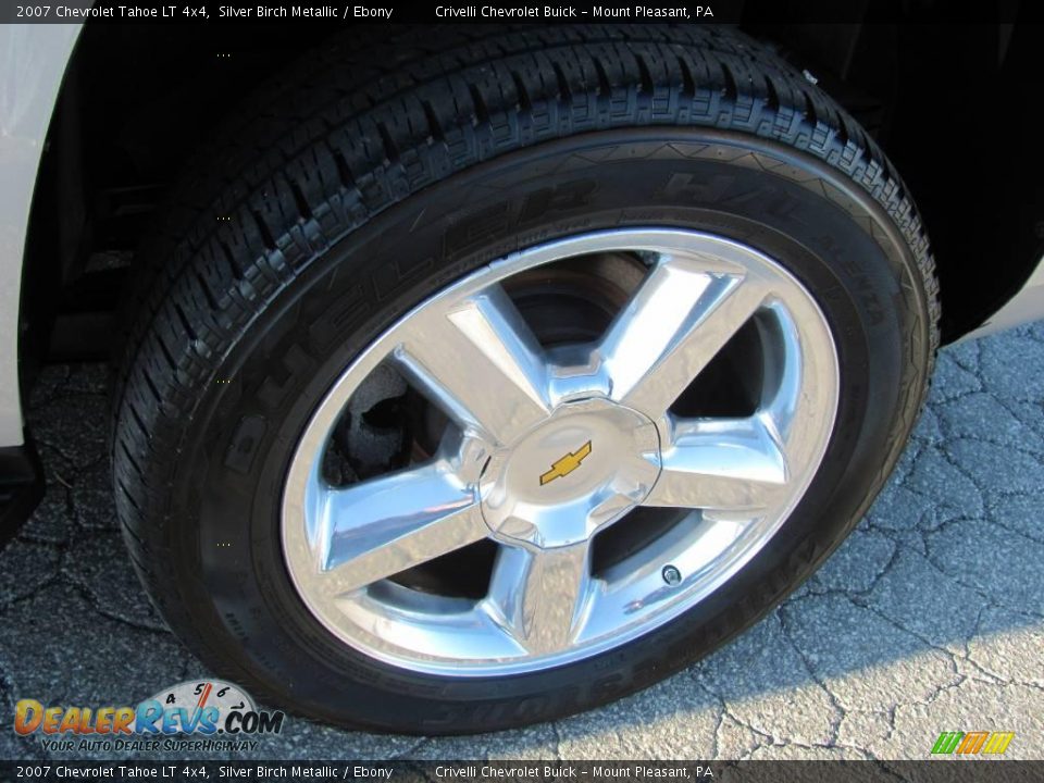 2007 Chevrolet Tahoe LT 4x4 Silver Birch Metallic / Ebony Photo #12