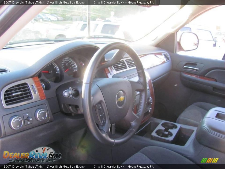 2007 Chevrolet Tahoe LT 4x4 Silver Birch Metallic / Ebony Photo #15
