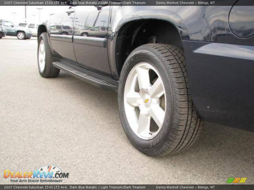 2007 Chevrolet Suburban 1500 LTZ 4x4 Dark Blue Metallic / Light Titanium/Dark Titanium Photo #8
