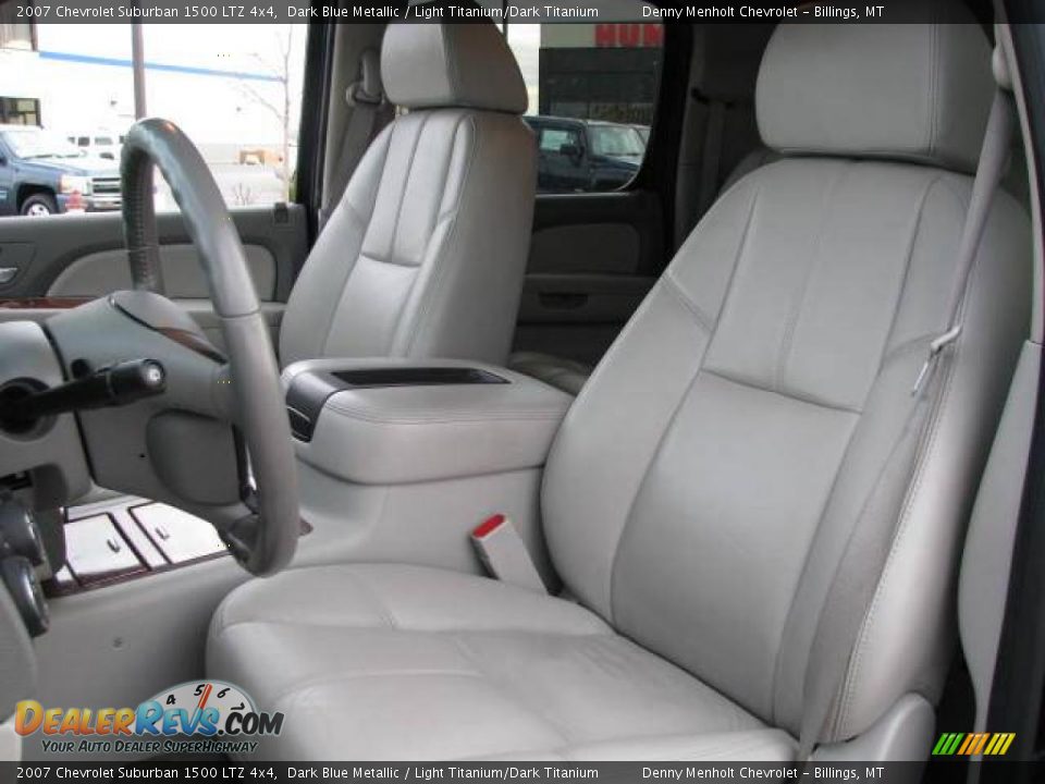 2007 Chevrolet Suburban 1500 LTZ 4x4 Dark Blue Metallic / Light Titanium/Dark Titanium Photo #12