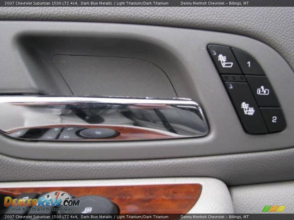 2007 Chevrolet Suburban 1500 LTZ 4x4 Dark Blue Metallic / Light Titanium/Dark Titanium Photo #14