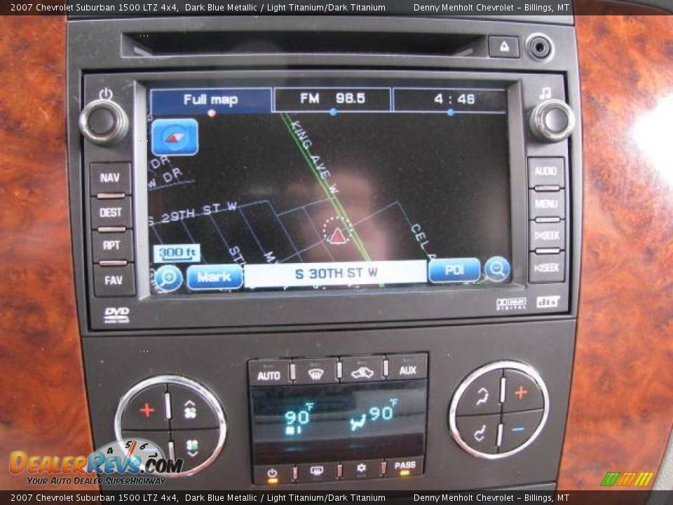 2007 Chevrolet Suburban 1500 LTZ 4x4 Dark Blue Metallic / Light Titanium/Dark Titanium Photo #16