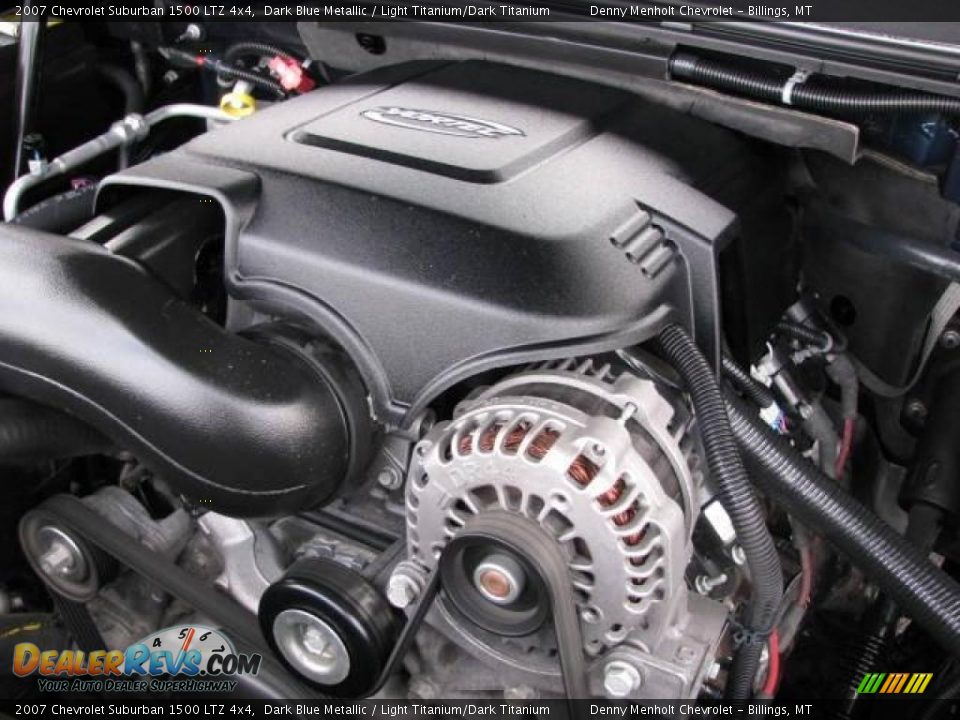 2007 Chevrolet Suburban 1500 LTZ 4x4 Dark Blue Metallic / Light Titanium/Dark Titanium Photo #19