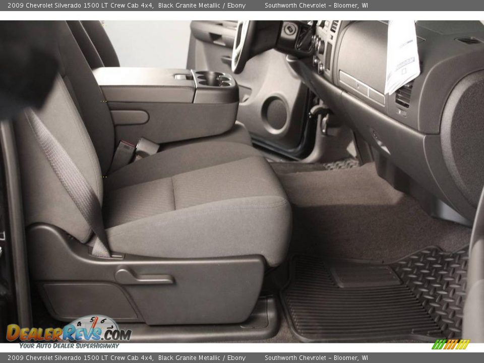 2009 Chevrolet Silverado 1500 LT Crew Cab 4x4 Black Granite Metallic / Ebony Photo #4