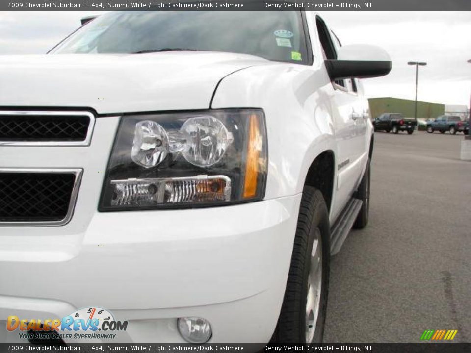 2009 Chevrolet Suburban LT 4x4 Summit White / Light Cashmere/Dark Cashmere Photo #3