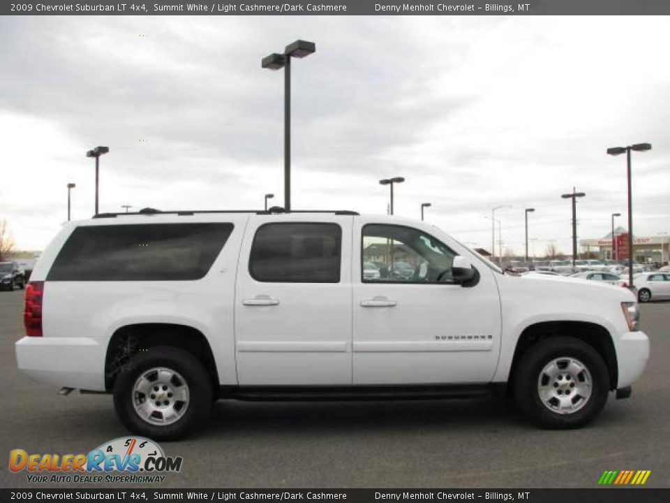 2009 Chevrolet Suburban LT 4x4 Summit White / Light Cashmere/Dark Cashmere Photo #5