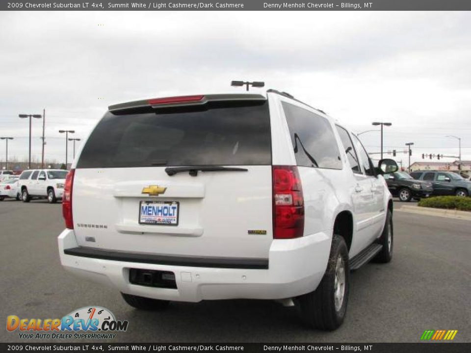 2009 Chevrolet Suburban LT 4x4 Summit White / Light Cashmere/Dark Cashmere Photo #6