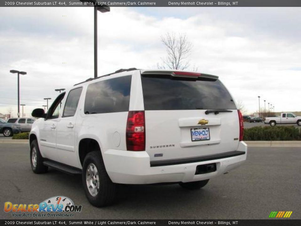 2009 Chevrolet Suburban LT 4x4 Summit White / Light Cashmere/Dark Cashmere Photo #7