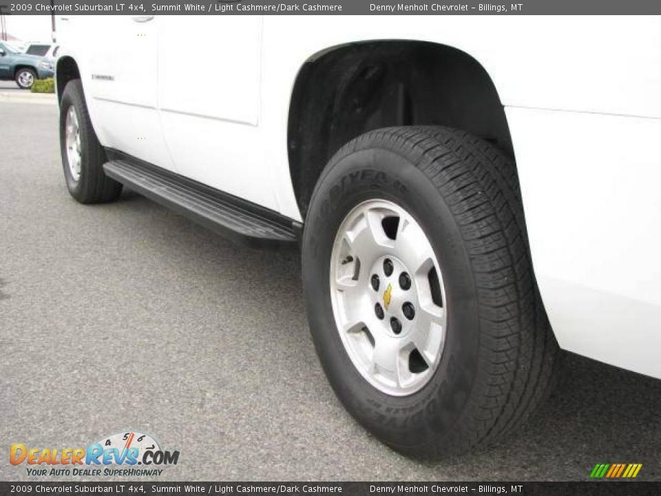 2009 Chevrolet Suburban LT 4x4 Summit White / Light Cashmere/Dark Cashmere Photo #8
