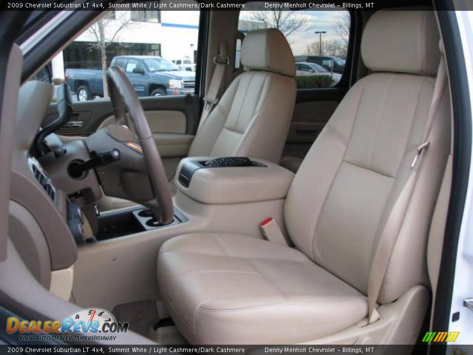 2009 Chevrolet Suburban LT 4x4 Summit White / Light Cashmere/Dark Cashmere Photo #12