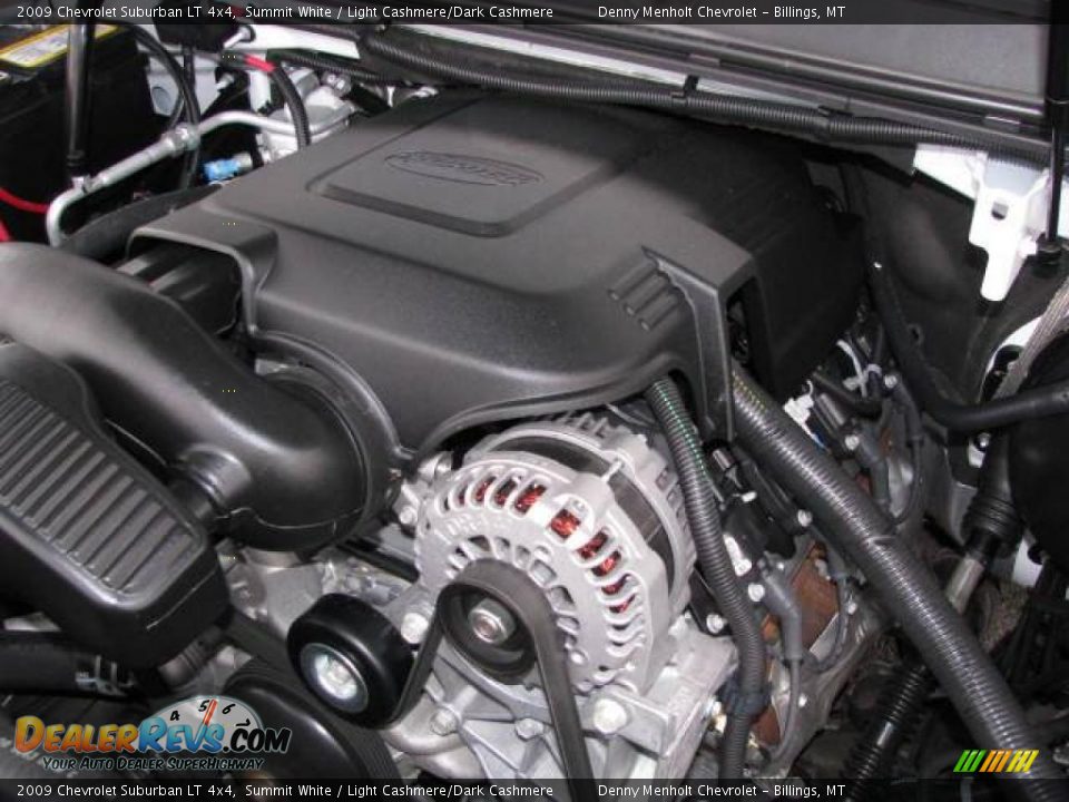 2009 Chevrolet Suburban LT 4x4 Summit White / Light Cashmere/Dark Cashmere Photo #16