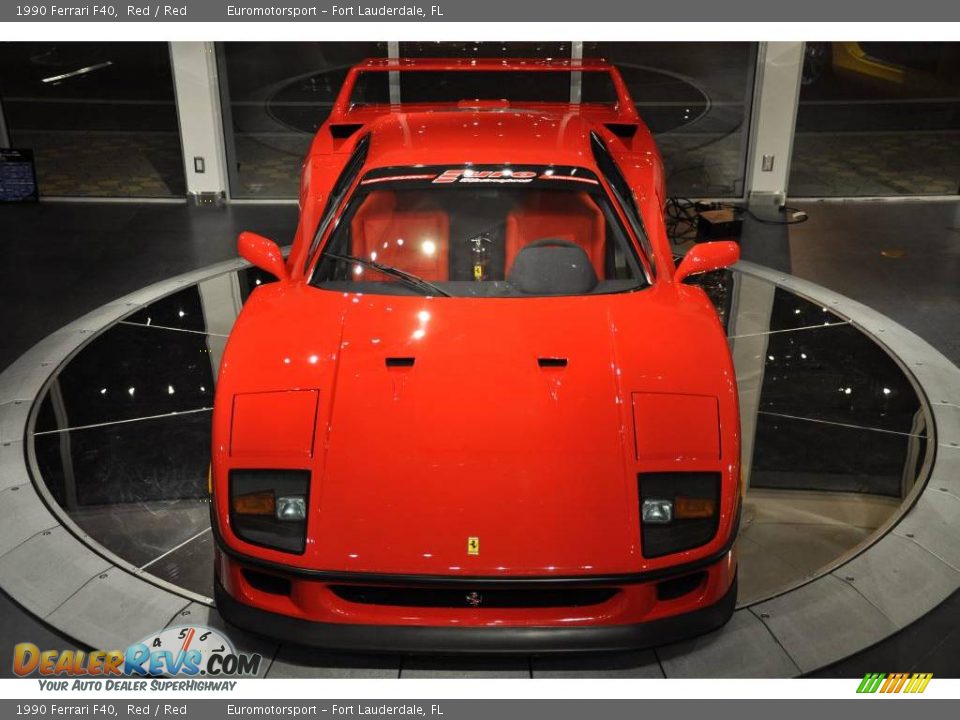 1990 Ferrari F40 Red / Red Photo #2