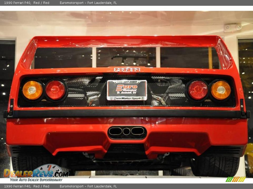 1990 Ferrari F40 Red / Red Photo #11