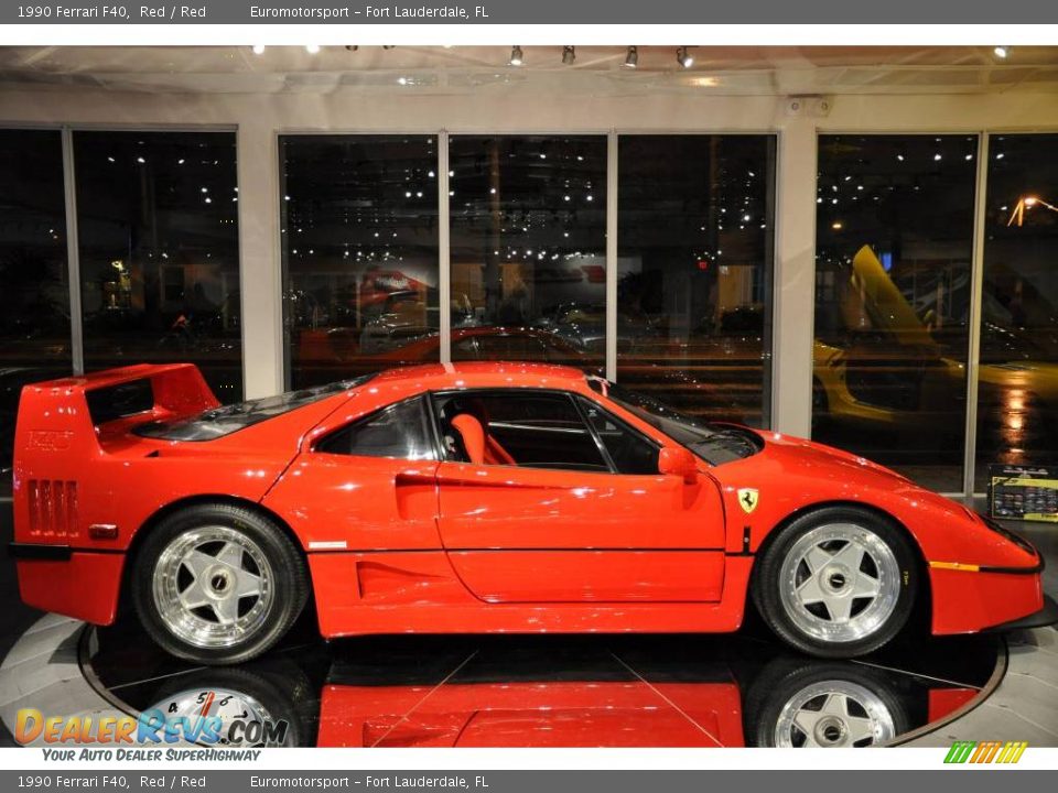 1990 Ferrari F40 Red / Red Photo #13