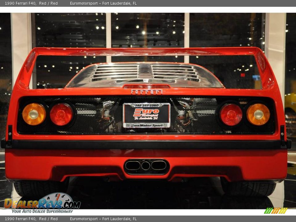 1990 Ferrari F40 Red / Red Photo #15