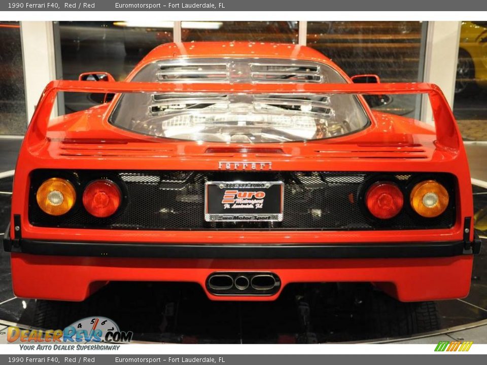 1990 Ferrari F40 Red / Red Photo #18