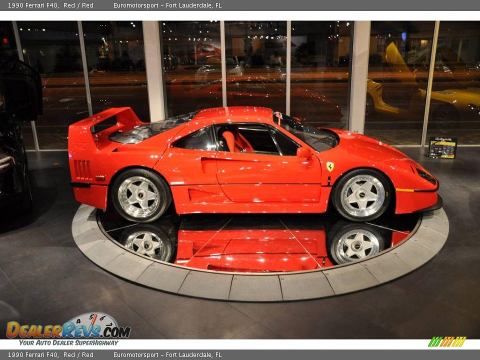 1990 Ferrari F40 Red / Red Photo #20