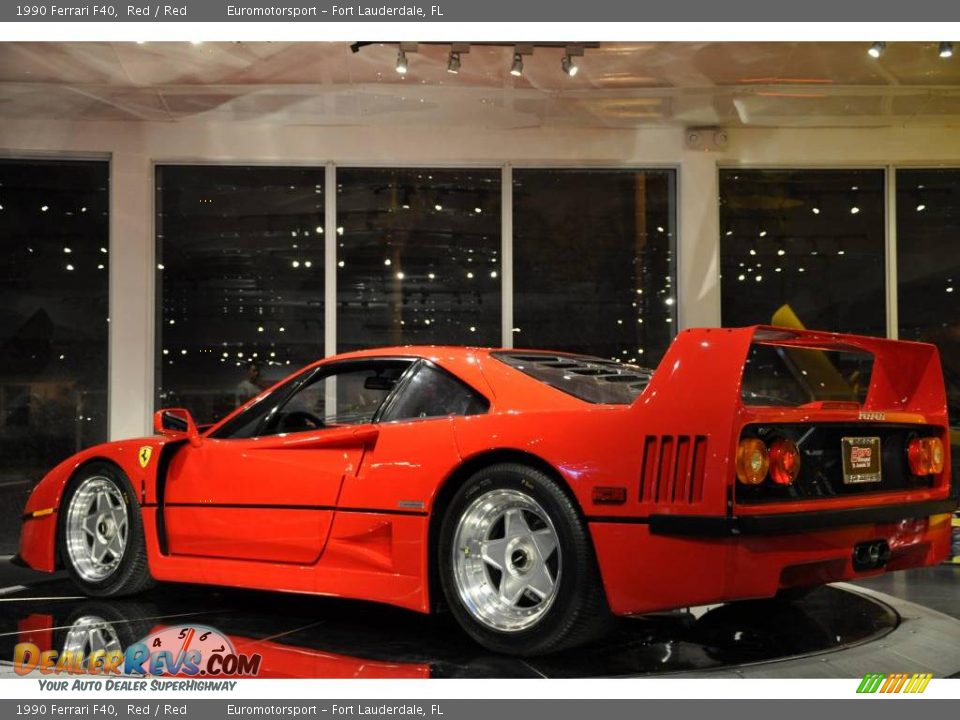 1990 Ferrari F40 Red / Red Photo #21