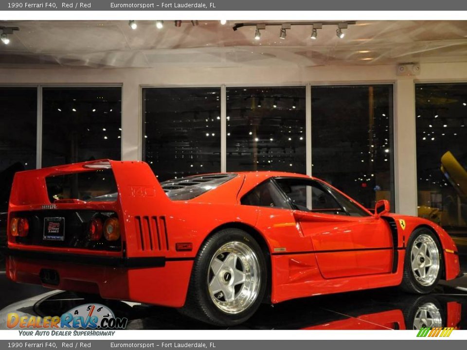 1990 Ferrari F40 Red / Red Photo #26
