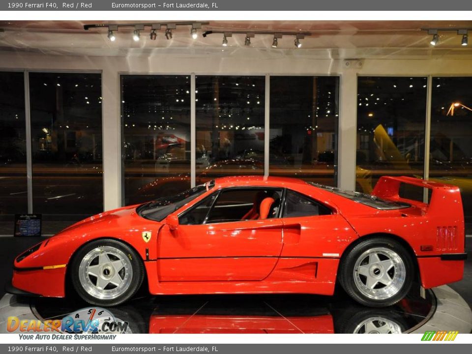 1990 Ferrari F40 Red / Red Photo #29